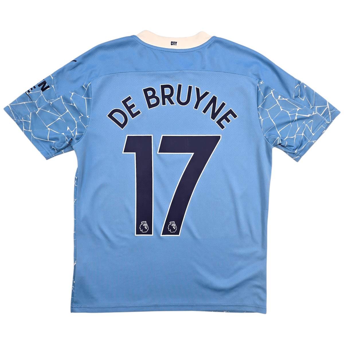 2020/21 Manchester City Home Football Shirt (M) Puma 17 De Bruyne - Football Finery - FF304600