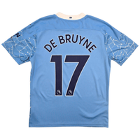 2020/21 Manchester City Home Football Shirt (M) Puma 17 De Bruyne - Football Finery - FF304600