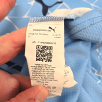 2020/21 Manchester City Home Football Shirt (M) Puma 17 De Bruyne - Football Finery - FF304600