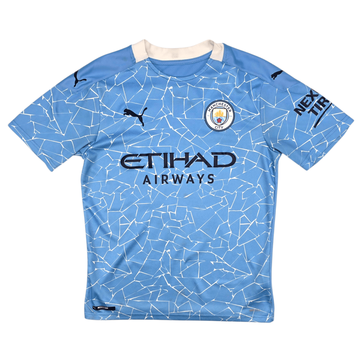 2020/21 Manchester City Home Football Shirt (S) Puma 16 Rodrigo - Football Finery - FF301826