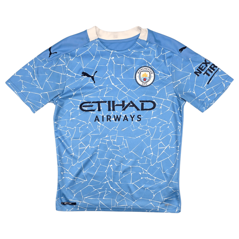 2020/21 Manchester City Home Football Shirt (S) Puma 16 Rodrigo - Football Finery - FF301826