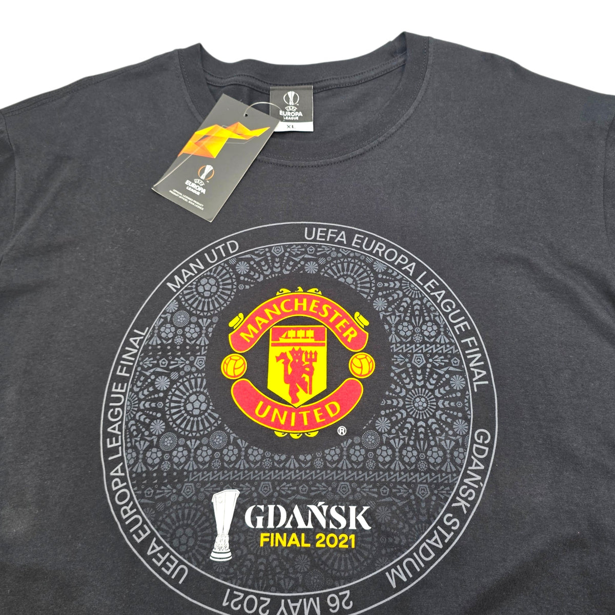 2020/21 Manchester United T-Shirt (XL) UEFA Europa League (BNWTs) - Football Finery - FF306496