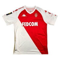 2020/21 Monaco Home Football Shirt (XL) Kappa 44 Fabregas (Player Version) - Football Finery - FF302702