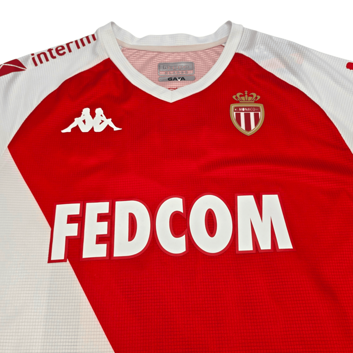 2020/21 Monaco Home Football Shirt (XL) Kappa 44 Fabregas (Player Version) - Football Finery - FF302702