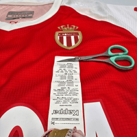 2020/21 Monaco Home Football Shirt (XL) Kappa 44 Fabregas (Player Version) - Football Finery - FF302702