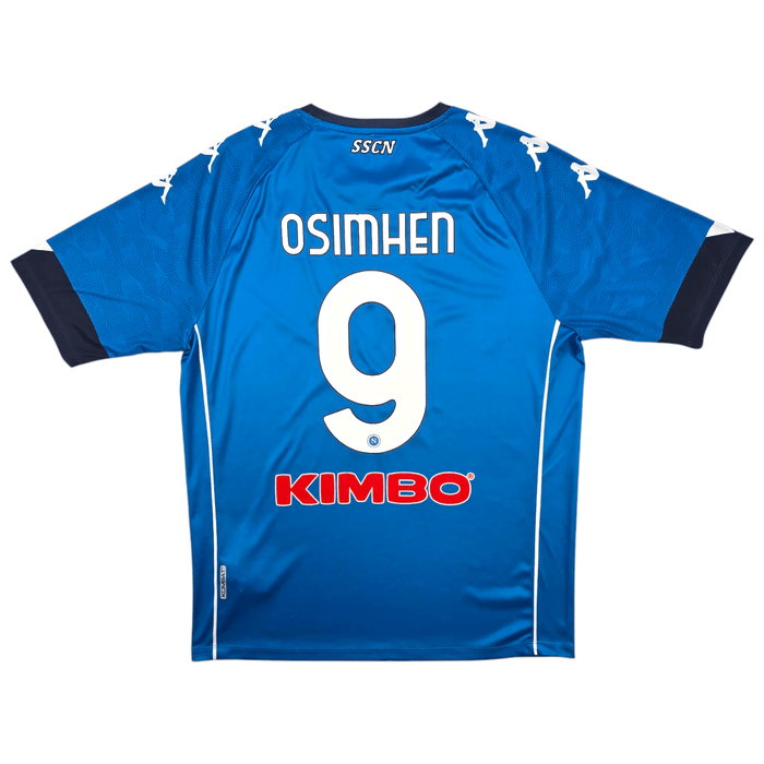 2020/21 Napoli Home Football Shirt (XL) Kappa 9 Osimhen - Football Finery - FF300365