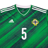 2020/21 Northern Ireland Home Football Shirt (XL) Adidas 5 Evans - Football Finery - FF303347