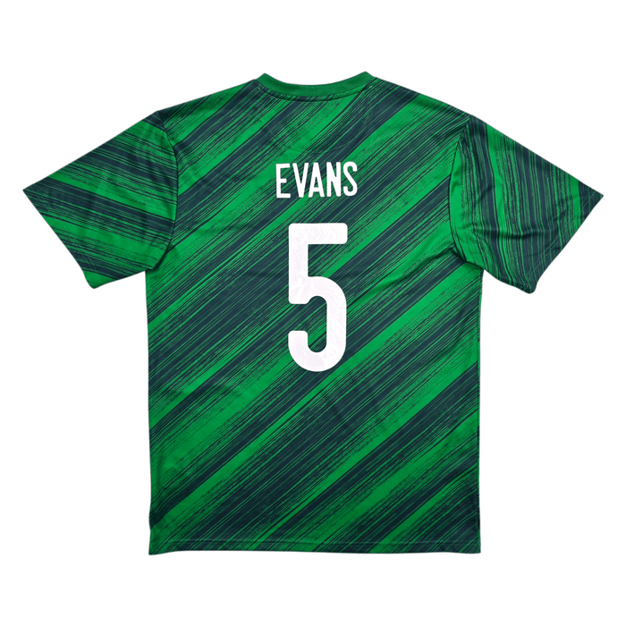 2020/21 Northern Ireland Home Football Shirt (XL) Adidas 5 Evans - Football Finery - FF303347