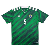2020/21 Northern Ireland Home Football Shirt (XL) Adidas 5 Evans - Football Finery - FF303347