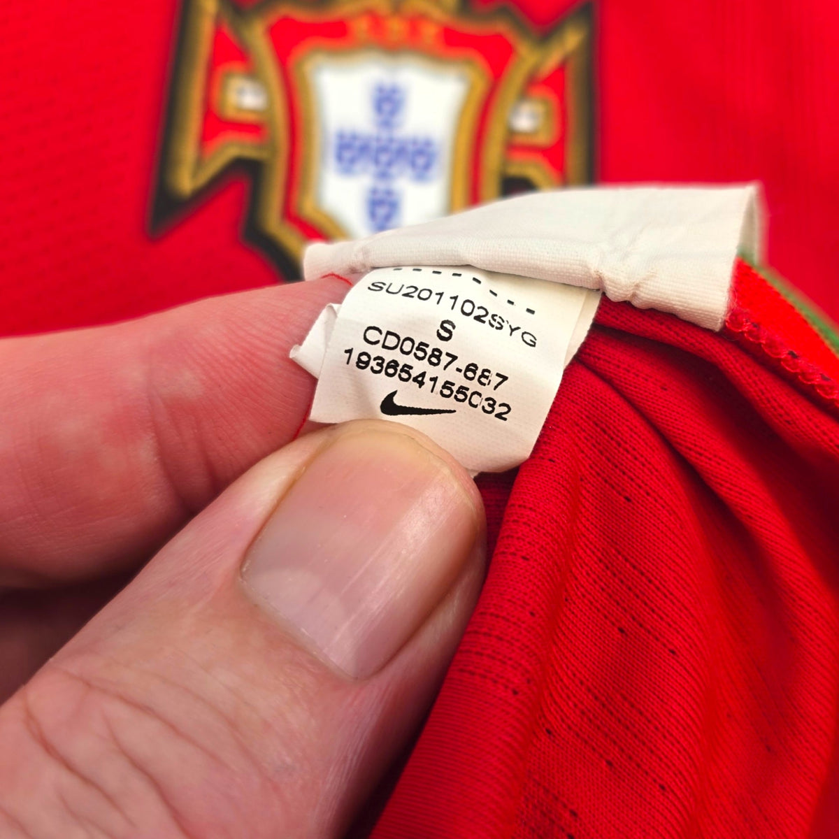 2020/21 Portugal Home Football Shirt (S) Nike (Player Version) - Football Finery - FF306731