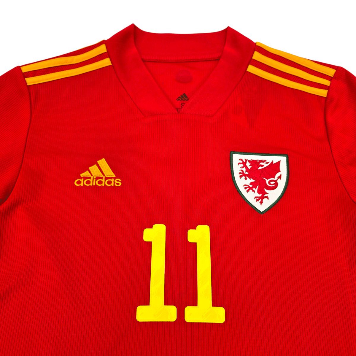 2020/21 Wales Home Football Shirt (S) Adidas 11 Bale - Football Finery - FF303237