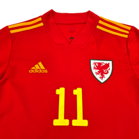 2020/21 Wales Home Football Shirt (S) Adidas 11 Bale - Football Finery - FF303237