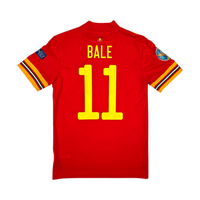 2020/21 Wales Home Football Shirt (S) Adidas 11 Bale - Football Finery - FF303237