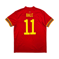 2020/21 Wales Home Football Shirt (XL) Adidas 11 Bale - Football Finery - FF303032