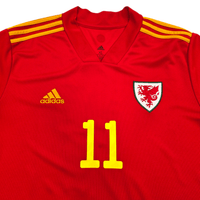 2020/21 Wales Home Football Shirt (XL) Adidas 11 Bale - Football Finery - FF303032