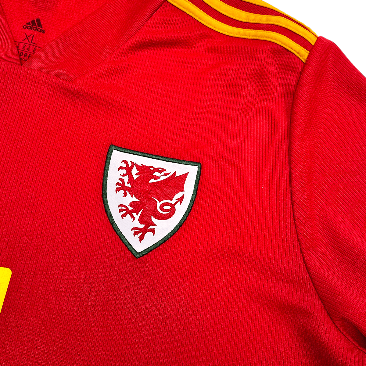 2020/21 Wales Home Football Shirt (XL) Adidas 11 Bale - Football Finery - FF303032