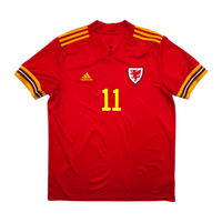 2020/21 Wales Home Football Shirt (XL) Adidas 11 Bale - Football Finery - FF303032