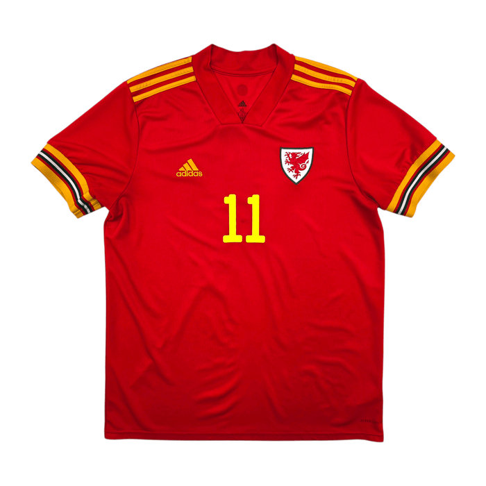 2020/21 Wales Home Football Shirt (XL) Adidas 11 Bale - Football Finery - FF303032