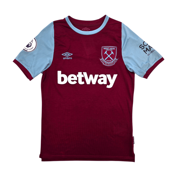 2020/21 West Ham United Home Football Shirt (S) Umbro 21 Ogbonna - Football Finery - FF303978