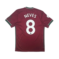 2020/21 Wolverhampton Wanderers Third Football Shirt (M) Adidas 8 Neves - Football Finery - FF303304