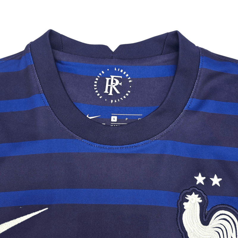 2020/22 France Home Football Shirt (S) Nike 10 Mbappe - Football Finery - FF301812