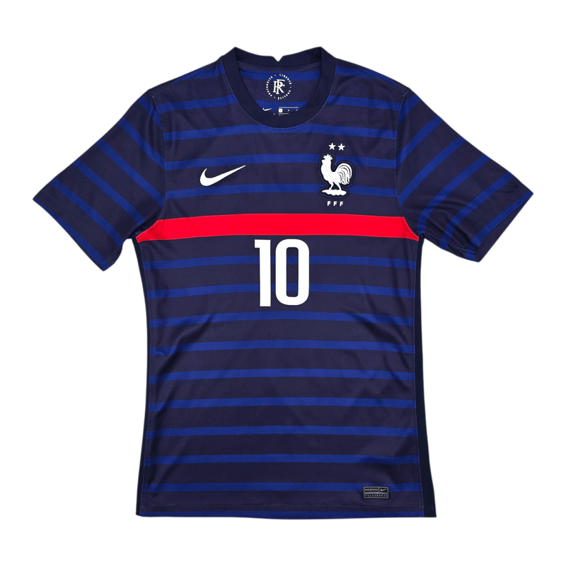 2020/22 France Home Football Shirt (S) Nike 10 Mbappe - Football Finery - FF301812