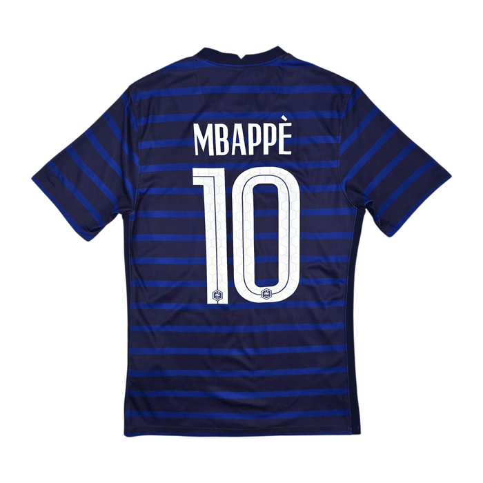 2020/22 France Home Football Shirt (S) Nike 10 Mbappe - Football Finery - FF301812