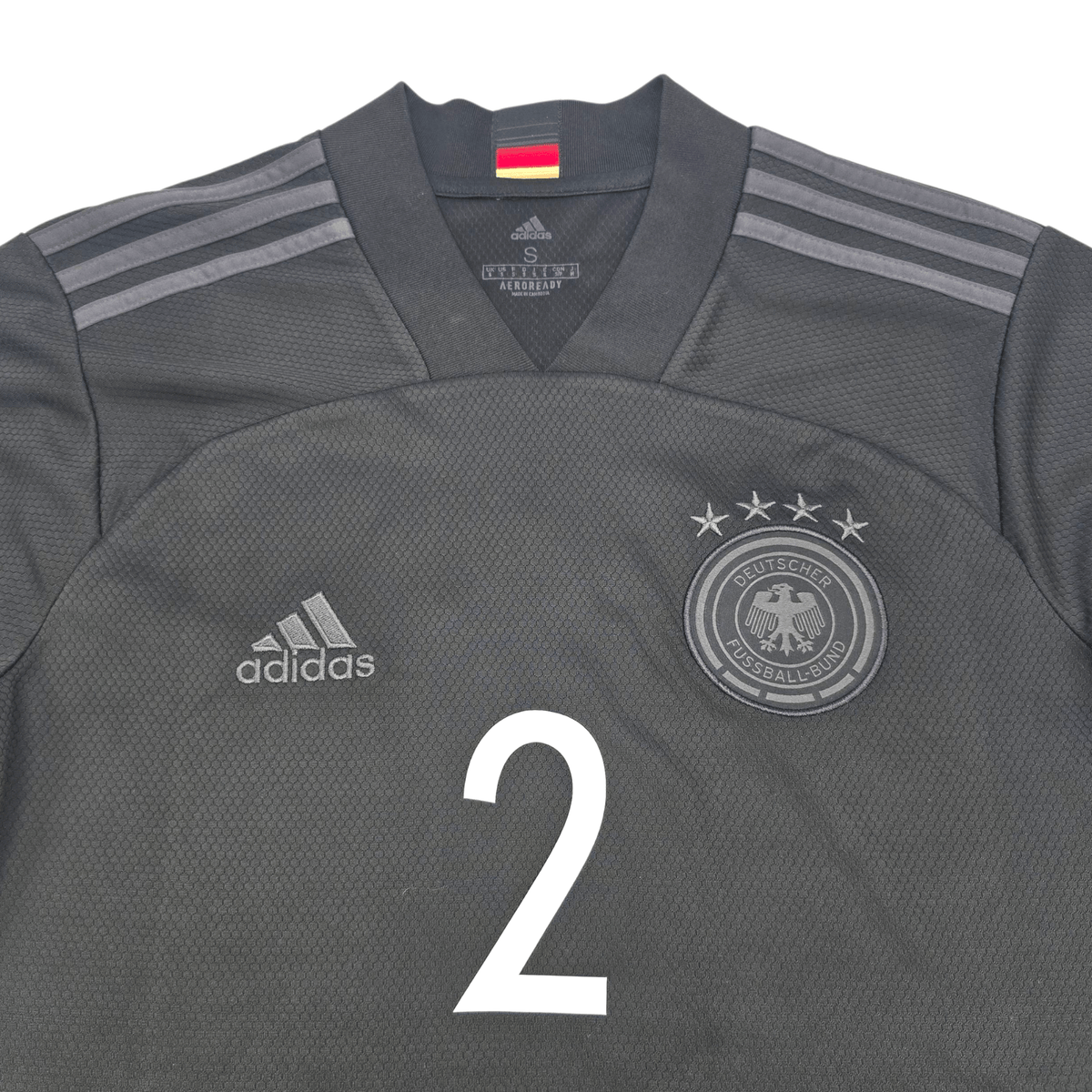 2020/22 Germany Away Football Shirt (S) Adidas 2 Rüdiger - Football Finery - FF300961