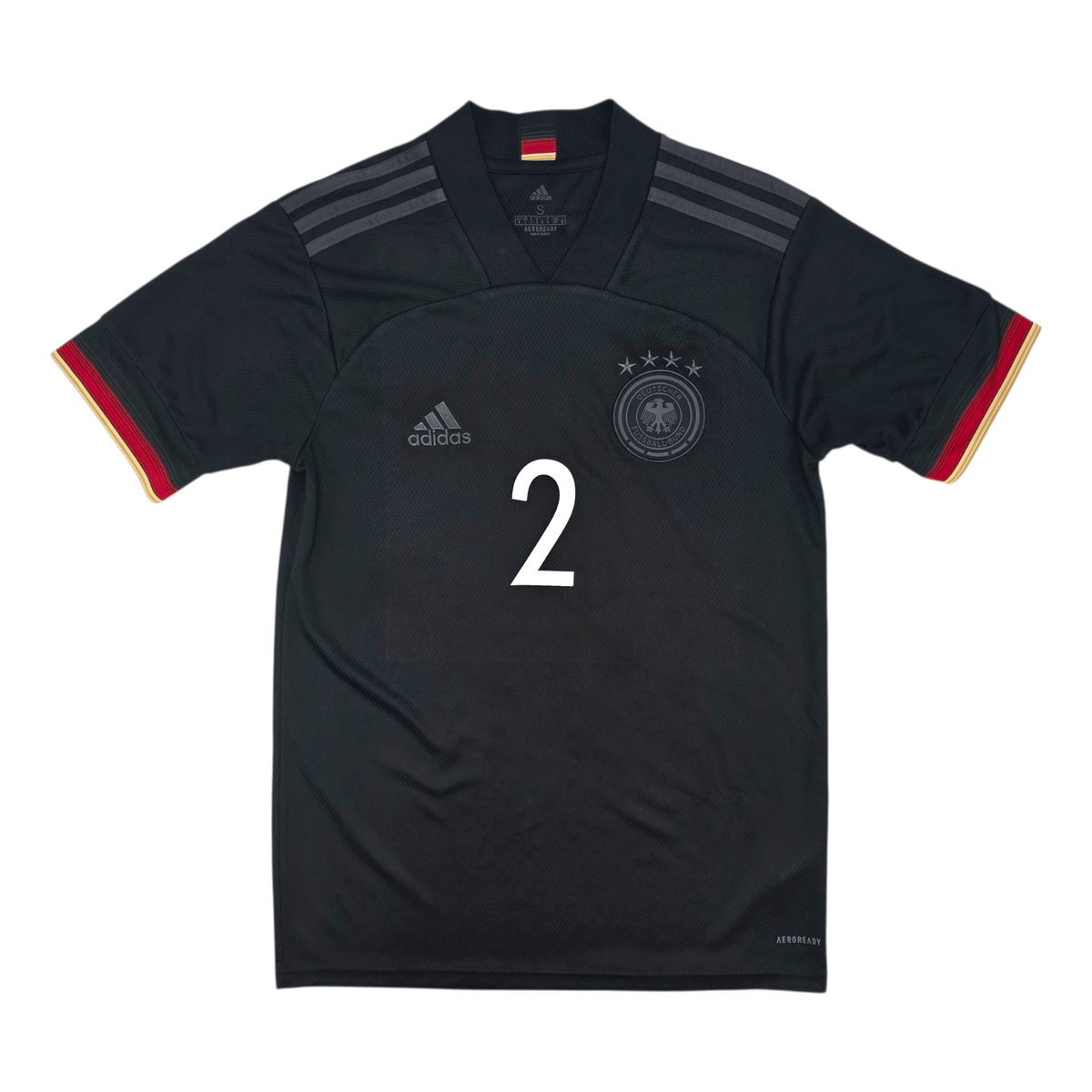 2020/22 Germany Away Football Shirt (S) Adidas 2 Rüdiger - Football Finery - FF300961