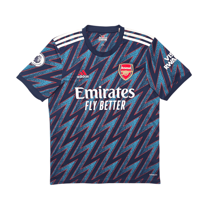 2021/22 Arsenal Third Football Shirt (M) Adidas 8 Odegaard - Football Finery - FF303455