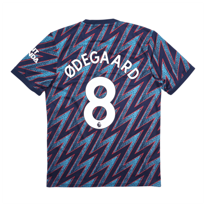 2021/22 Arsenal Third Football Shirt (M) Adidas 8 Odegaard - Football Finery - FF303769