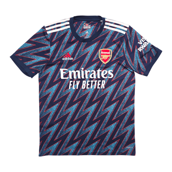2021/22 Arsenal Third Football Shirt (M) Adidas 8 Odegaard - Football Finery - FF303769
