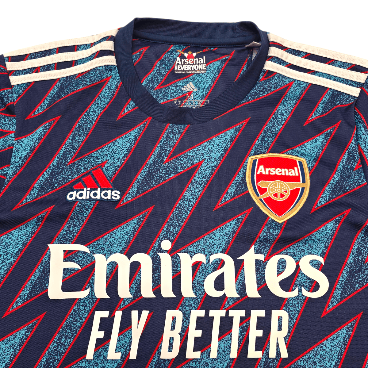 2021/22 Arsenal Third Football Shirt (M) Adidas 8 Odegaard - Football Finery - FF303769