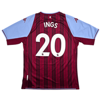 2021/22 Aston Villa Home Football Shirt (2XL) Kappa 20 Ings - Football Finery - FF304634