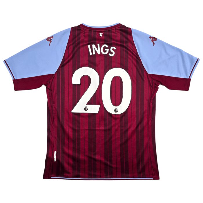 2021/22 Aston Villa Home Football Shirt (2XL) Kappa 20 Ings - Football Finery - FF304634