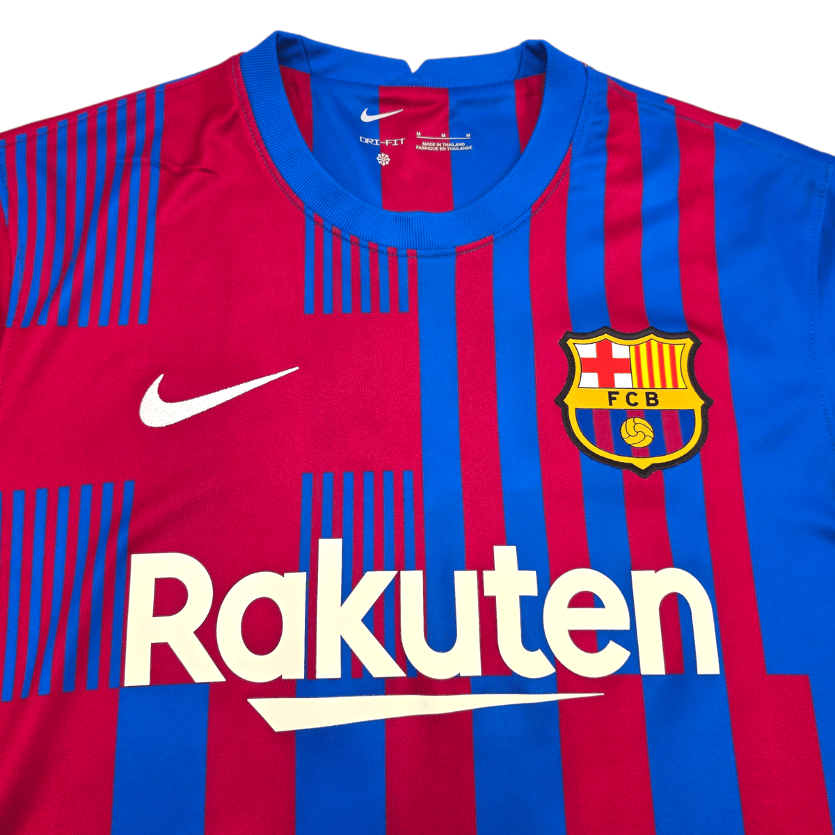 2021/22 Barcelona Home Football Shirt (M) Nike 3 Pique - Football Finery - FF303859