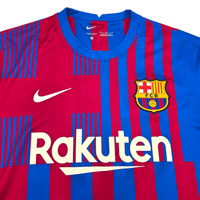 2021/22 Barcelona Home Football Shirt (M) Nike 3 Pique - Football Finery - FF303859