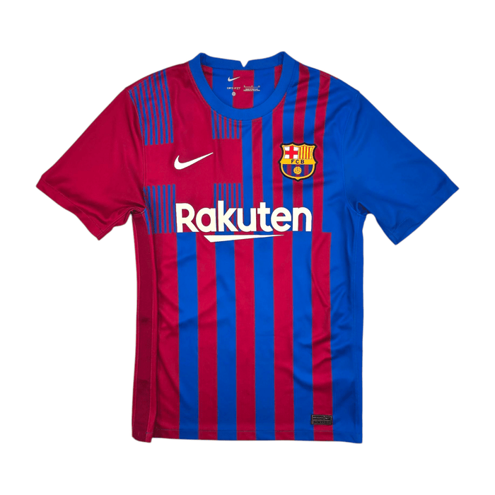 2021/22 Barcelona Home Football Shirt (S) Nike 9 Memphis - Football Finery - FF300967