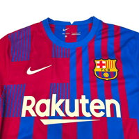2021/22 Barcelona Home Football Shirt (S) Nike 9 Memphis - Football Finery - FF300967