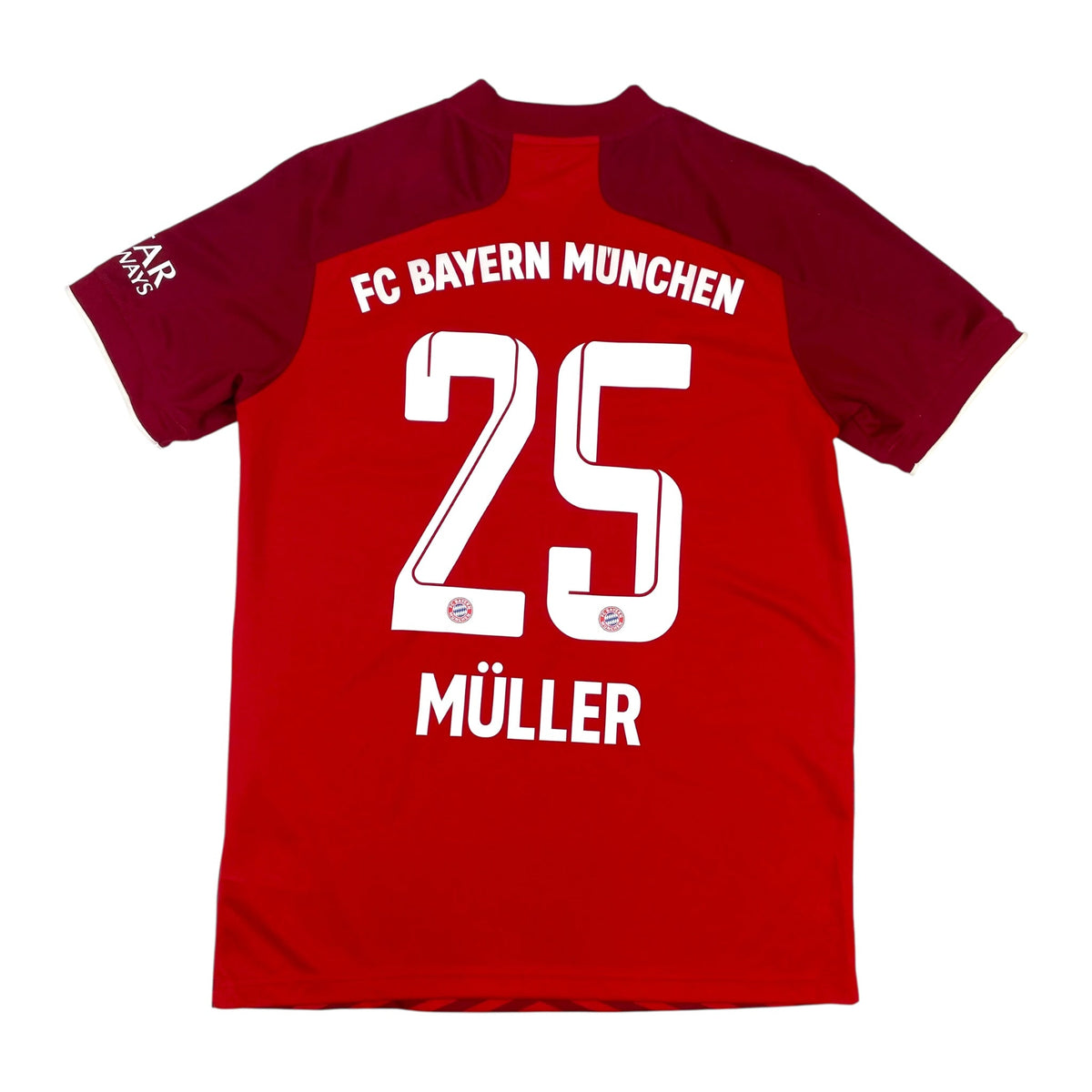 2021/22 Bayern Munich Home Football Shirt (M) Adidas 25 Muller - Football Finery - FF301114