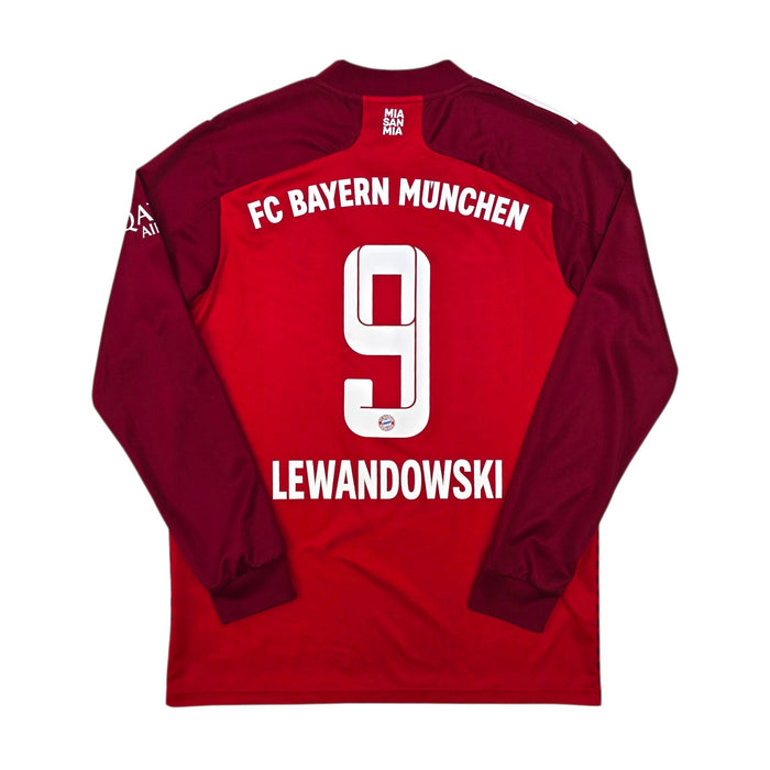 2021/22 Bayern Munich Home Football Shirt (M) Adidas 9 Lewandowski - Football Finery - FF304731