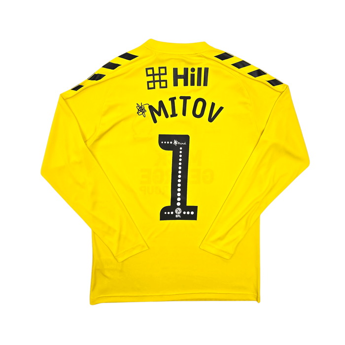 2021/22 Cambridge United Goal Keeper Football Shirt (L) Hummel 1 Mitov - Football Finery - FF303960