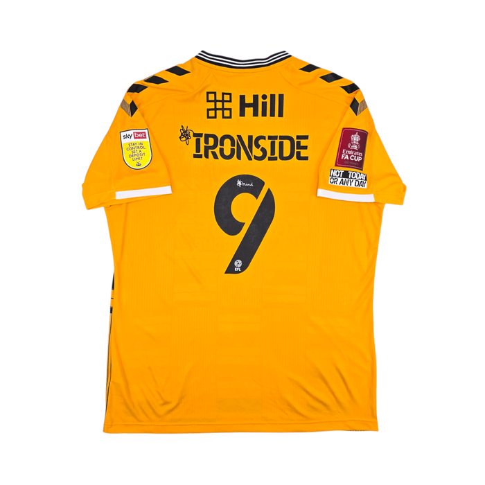 2021/22 Cambridge United Home Football Shirt (2XL) Hummel  9 Ironside (FA Cup) BNWTs - Football Finery - FF303176