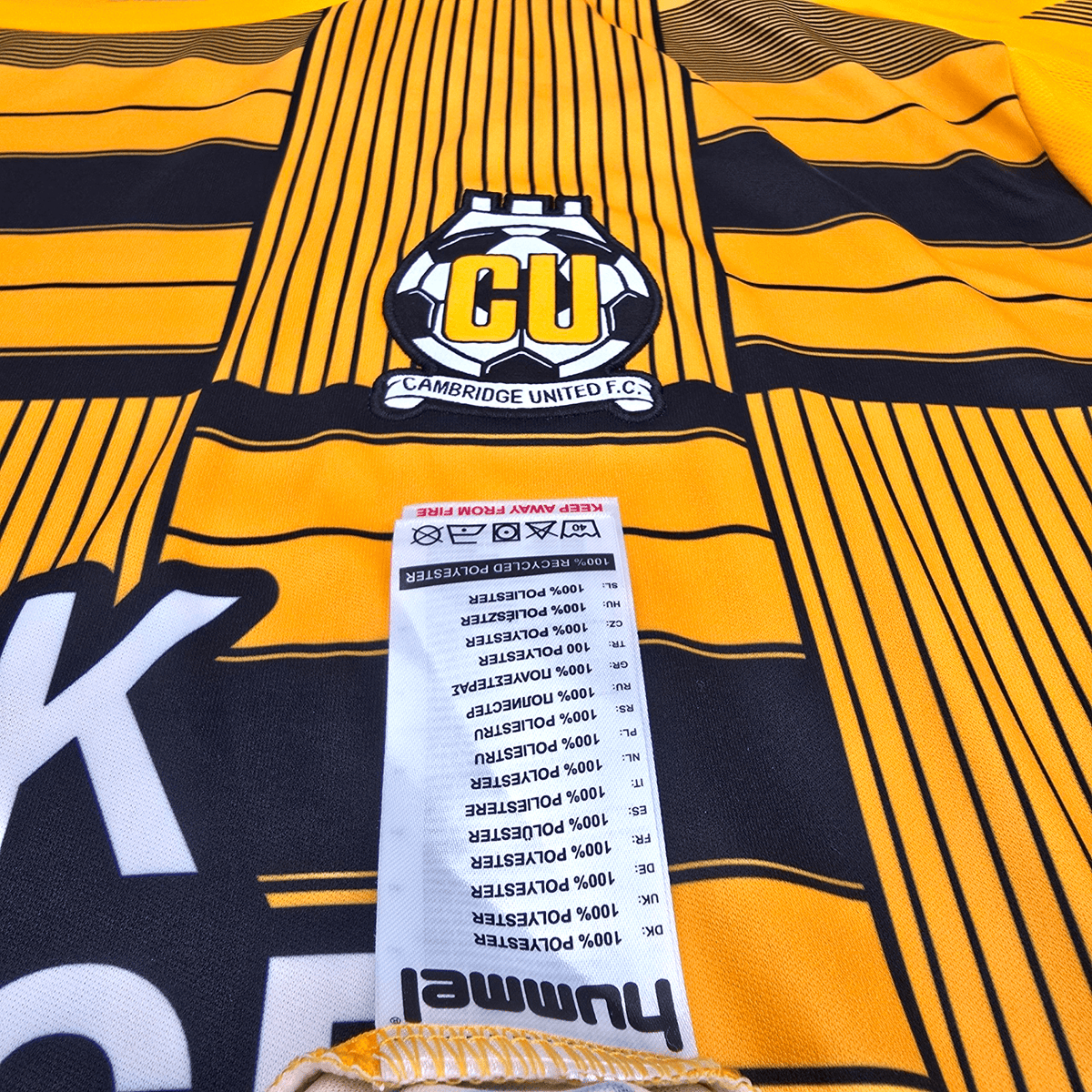 2021/22 Cambridge United Home Football Shirt (2XL) Hummel  9 Ironside (FA Cup) BNWTs - Football Finery - FF303176