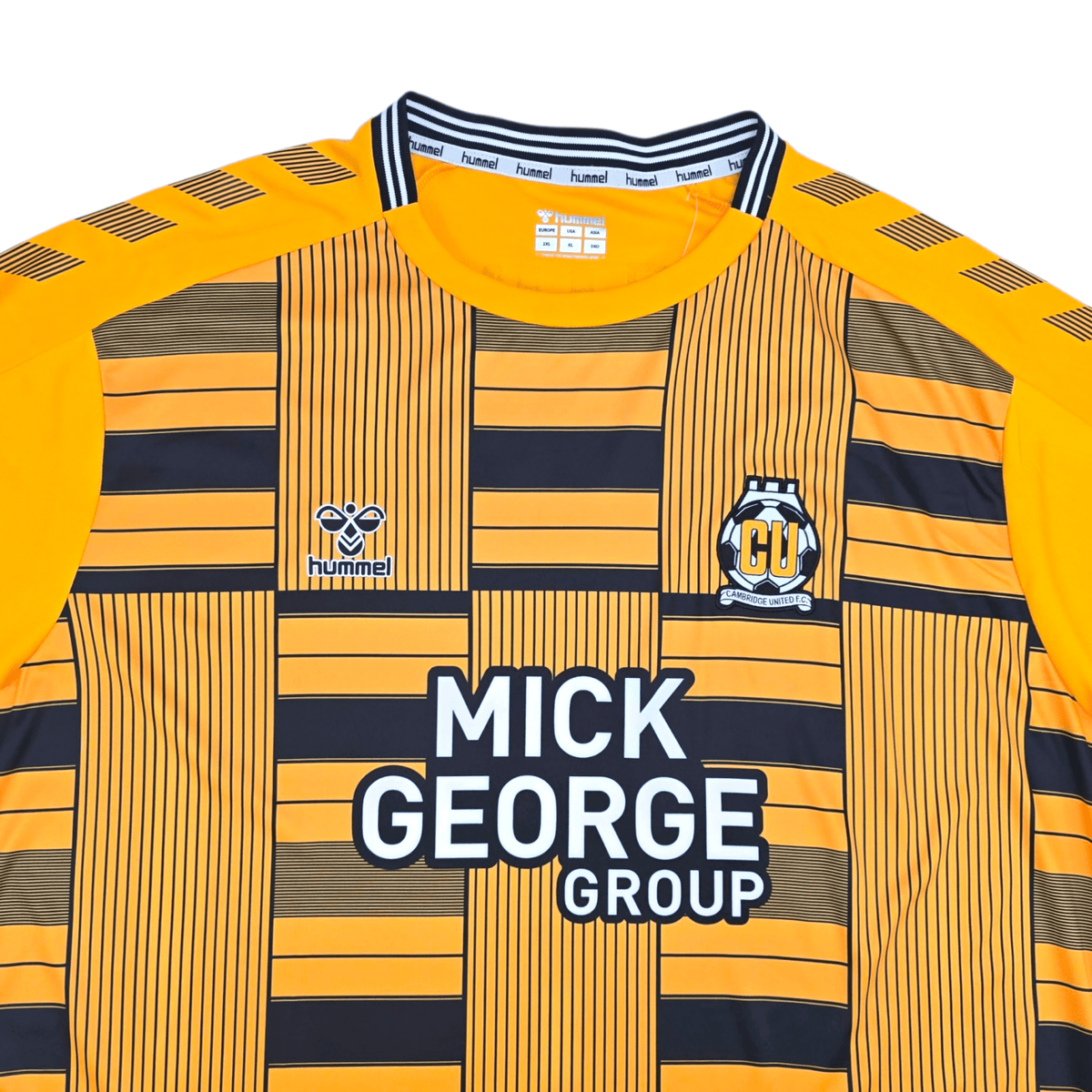 2021/22 Cambridge United Home Football Shirt (2XL) Hummel  9 Ironside (FA Cup) BNWTs - Football Finery - FF303176