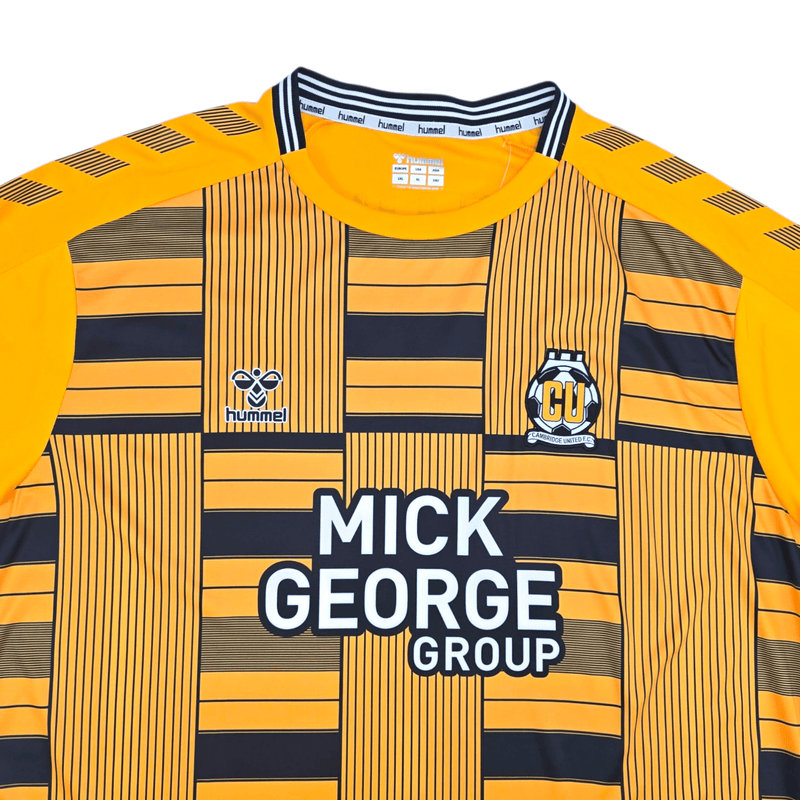2021/22 Cambridge United Home Football Shirt (2XL) Hummel  9 Ironside (FA Cup) BNWTs - Football Finery - FF303176
