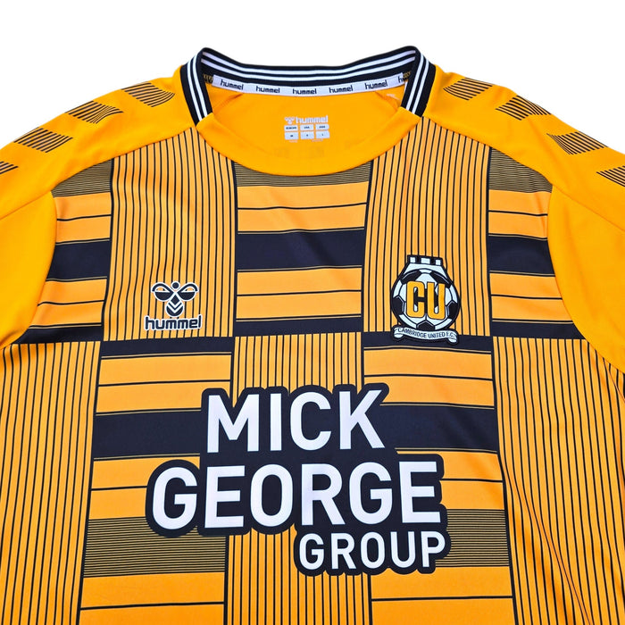 2021/22 Cambridge United Home Football Shirt (M) Hummel - Football Finery - FF305548