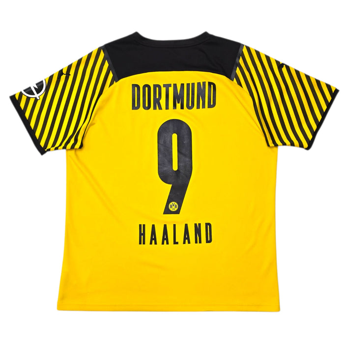 2021/22 Dortmund Home Football Shirt (L) Puma 9 Haaland - Football Finery - FF303320