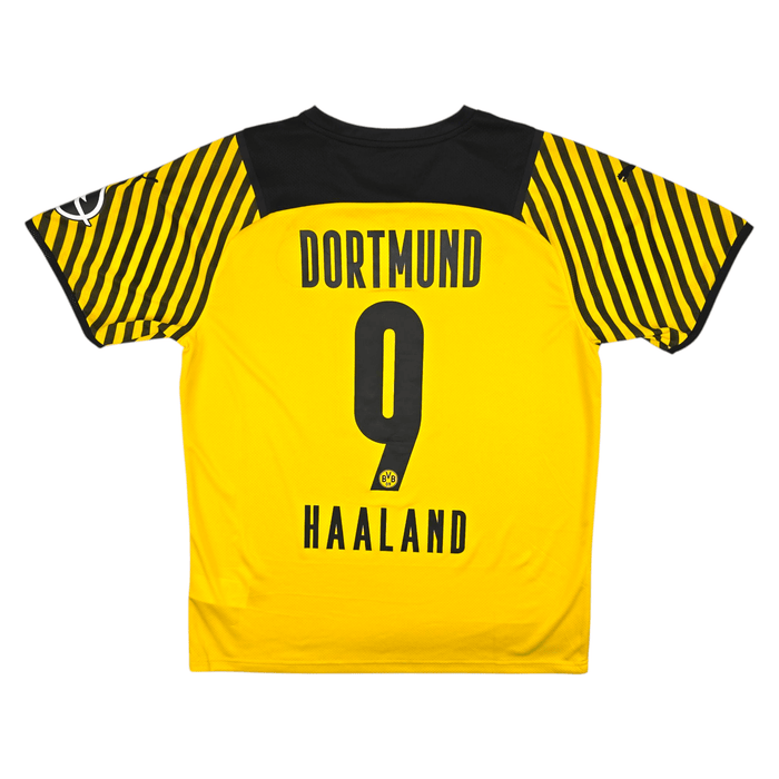 2021/22 Dortmund Home Football Shirt (L) Puma #9 Halland (BNWTs) - Football Finery - FF300142