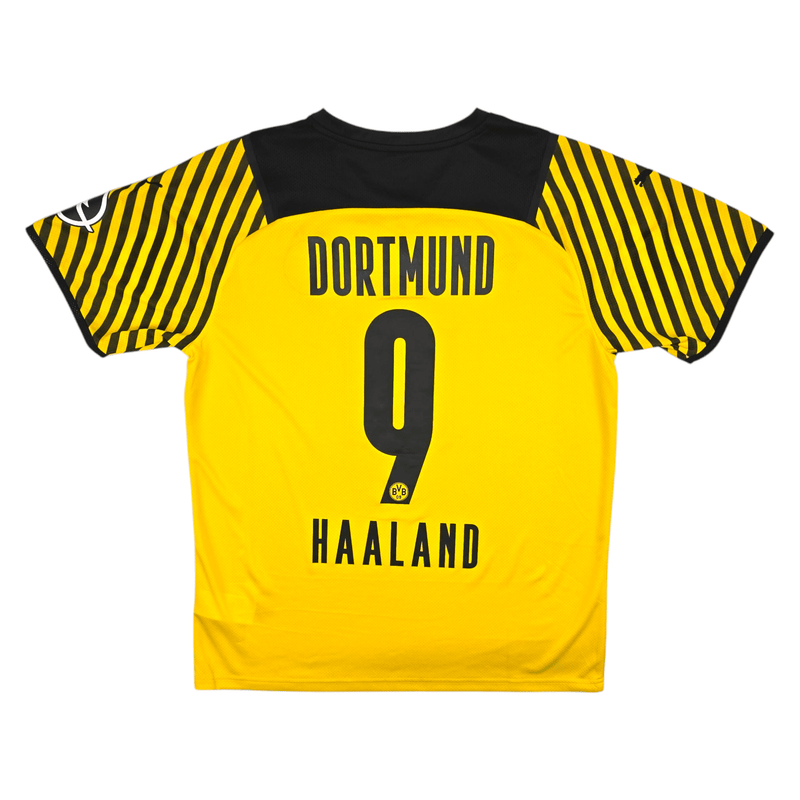 2021/22 Dortmund Home Football Shirt (L) Puma #9 Halland (BNWTs) - Football Finery - FF300142